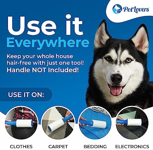 PetLovers Extra Sticky Lint Roller 6 Pack of Refills Only - Image 5
