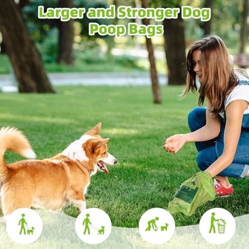 Poop Bags for Dogs, Extra Thick Strong Leak Proof Doggie Waste Bag for Waste - Image 6