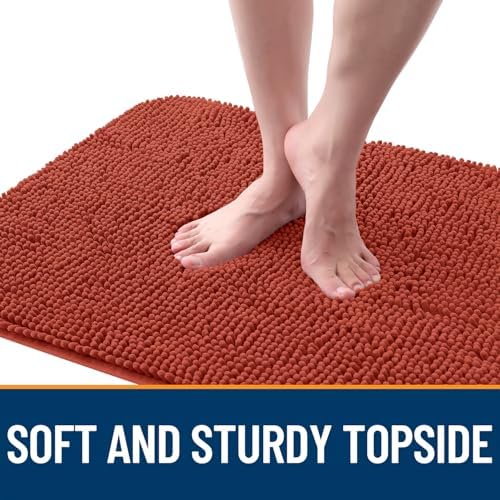 OLANLY Dog Door Mat for Muddy Paws 50x30, Super Absorbent Chenille Mud Mat - Image 4