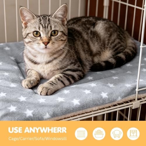 4 Pack Cat Bed Mat, Washable Sleeping Pad - Image 3
