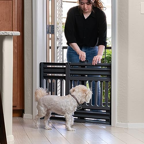 IRIS USA Pet Gate, Adjustable Width - Image 6