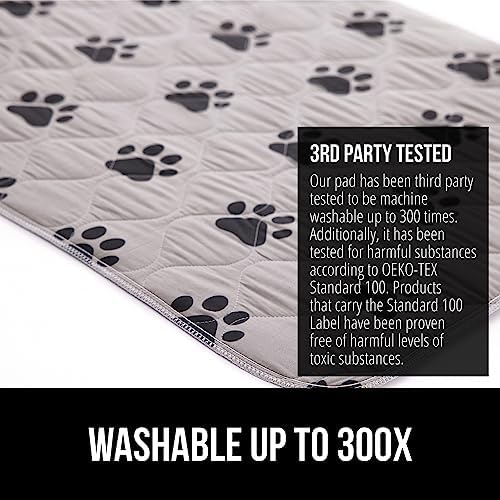 GORILLA GRIP Washable Puppy Pads, Slip Resistant Dog Crate Mat, 2 Pk - Image 5