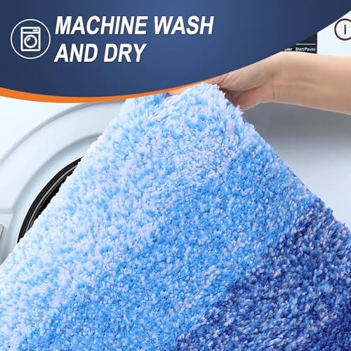 OLANLY Large Bathroom Rugs 50x30, Extra Soft Absorbent Microfiber Bath Rugs - Image 5