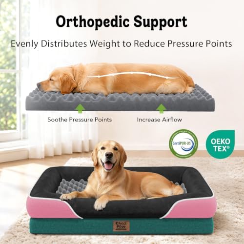 Chez Paw Orthopedic Washable XXL Dog Bed - Image 2