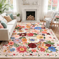 Blush Area Rug 6x9 for Living Room Bedroom by WelcometoBabovid