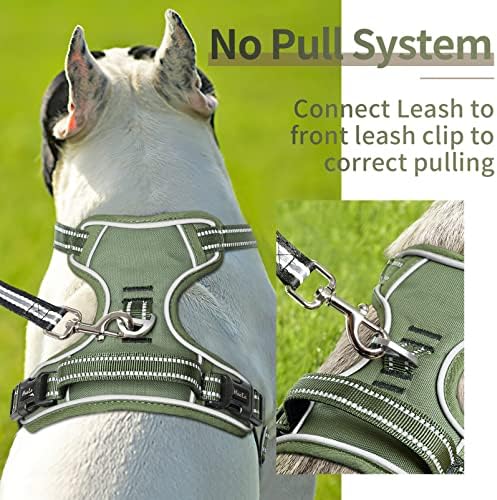 HEELE Dog Harness, No Pull Adjustable Padded Reflective Harness - Image 3