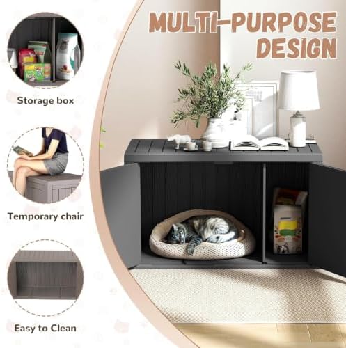 Hidden Cat Litter Box, Cat House - Image 5