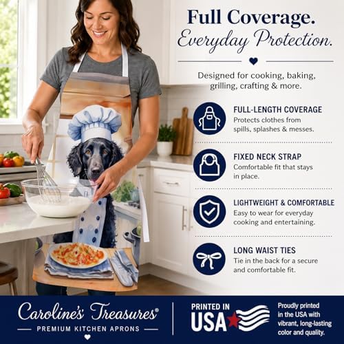 Caroline's Treasures Curly-Coated Retriever The Chef Apron Cooking Kitchen - Image 4