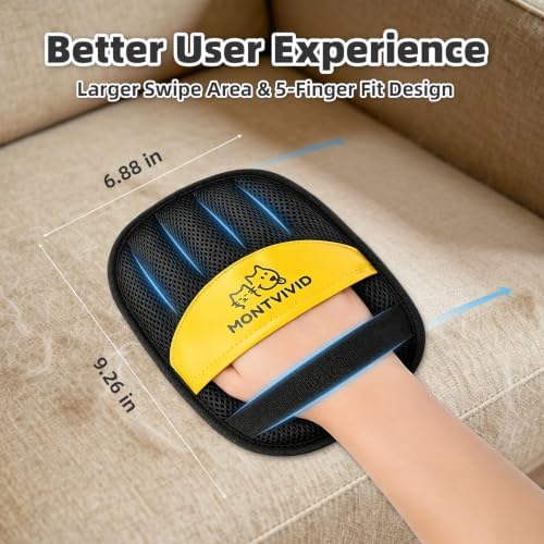 Pet Hair Removal Glove for Dogs & Cats, Electrostatic Pet Hair Remover - Image 6