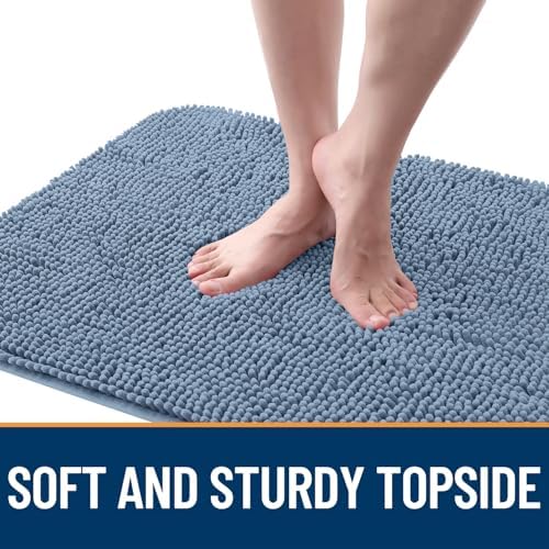 OLANLY Dog Door Mat for Muddy Paws 59x20, Super Absorbent Chenille Mud Mat - Image 4