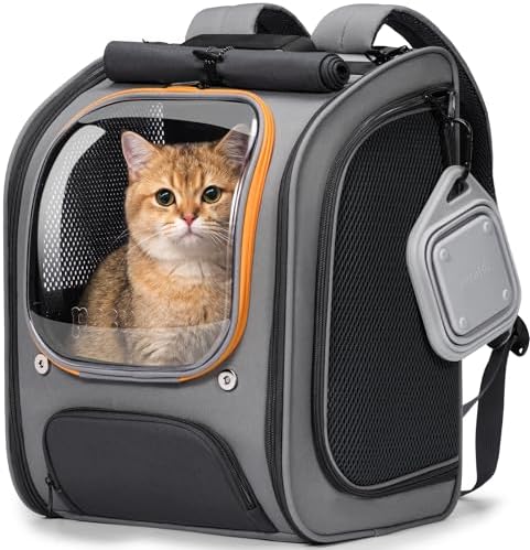 Pecute Cat Backpack Carrier, Large Space Cat Bubble Backpack by pecute