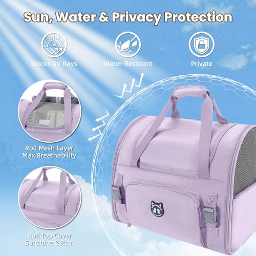 Lollimeow Expandable Large Cat Carrier Backpack, Supports up to 22 lbs - Image 4