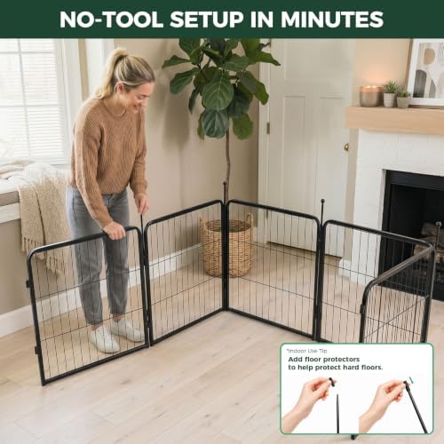 FXW Rollick Dog Playpen, Yard & RV Camping, 8 Panels - Image 3