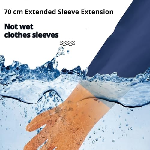 YOFANG 27.2" Long Sleeve Pet Grooming Bathing Gloves Anti-Scratch - Image 7
