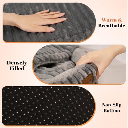 CHEERPALS Cat Cave Bed for Indoor Cats Covered Hooded Pet Bed - Image 4