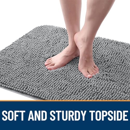 OLANLY Dog Door Mat for Muddy Paws 40x24, Super Absorbent Chenille Mud Mat - Image 4