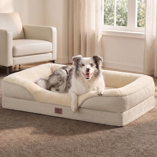 EHEYCIGA Orthopedic XL Dog Bed for Large Dog, Memory Foam Dog Couch by EHEYCIGA