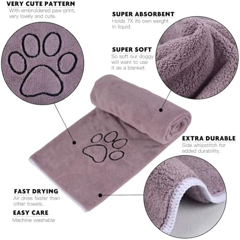 KinHwa Dog Towels Super Absorbent Microfiber - Image 4