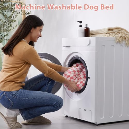 BFPETHOME Large Washable Cozy Donut Dog Beds - Image 6