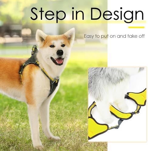ThinkPet Step in Dog Harness for Large Dogs, Front Clip Dog Vest Harness No - Image 2