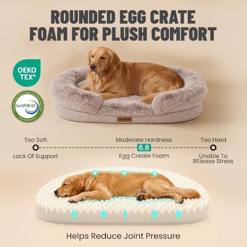 Miorun Fluffy Orthopedic Dog Beds Large Sized Dog - Image 3