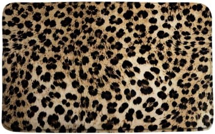Leopard Print Bath Mat Cheetah Wild Safari Skin Powerful Animal Big Cat - Image 3