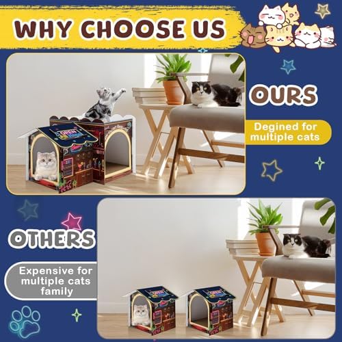 2 Story Cardboard Cat House - Image 4