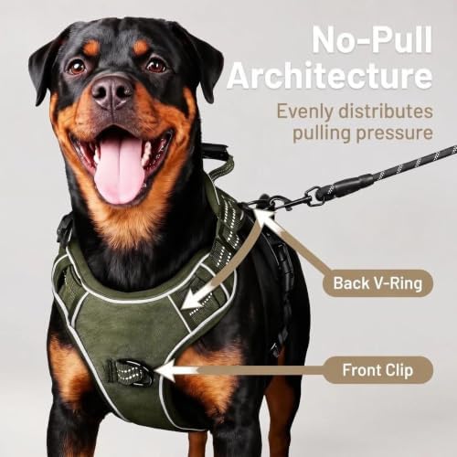 Dog Harness and Leash Set for Medium Dogs, No Pull Tactical Dog Harness - Image 3