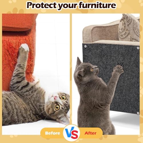 Cat Scratch Furniture Protector, 78.7"x15.8" Cat Scratch Pad - Image 5