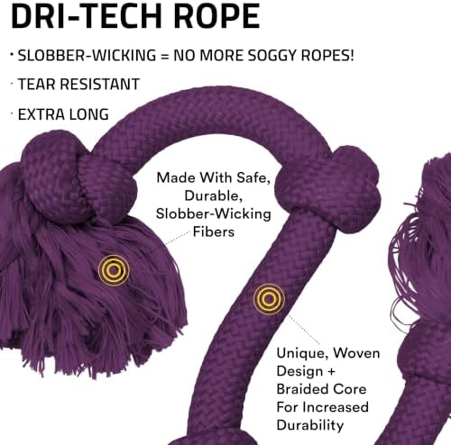 Playology Tug Rope Dog Toys for Large Breed Dogs - Image 2