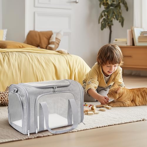 Cat Carrier Soft Up to 16 Lbs, Breathable Pet Travel Bag - Image 6