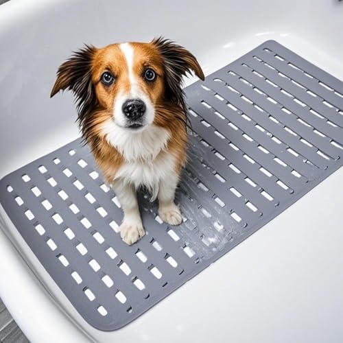 Bathtub Shower Mat, Pet Dog Bathing Non-Slip Mat, Dog Bath mat - Image 3