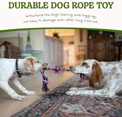 SHARLOVY Puppy Rope Toy, Dog Rope Toy - Image 5
