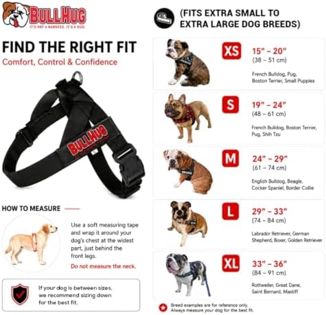 BULLHUG Adjustable Dog Harness – No Pull, No Choke – - Image 4