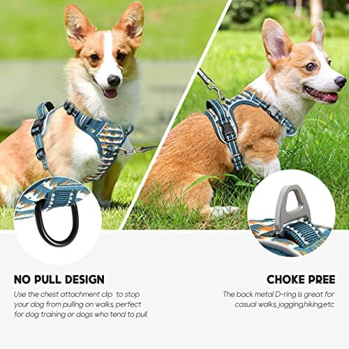 Timos Small Dog Harness, No Pull No Choke, Easy On & Off, Sunset Valley - Image 4