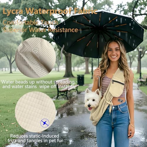 Dog Sling Water-Resistant Fabric - Image 4