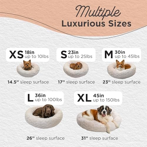 Best Friends by Sheri Original Calming Donut Dog Bed - Image 4
