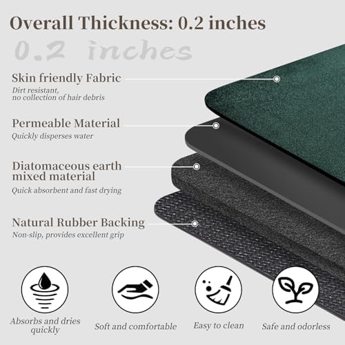 Bath Rugs 32x17-Diatomaceous Earth Stone Bath Mats - Image 5