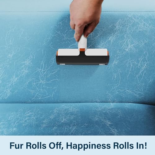 Pet Hair Remover, Lint Roller for Pet Hair, Reusable Fur Removal Tool- Cat and - Image 2