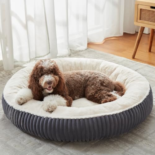 42 inches Calming Donut Dog Bed by BedStillLoveStill