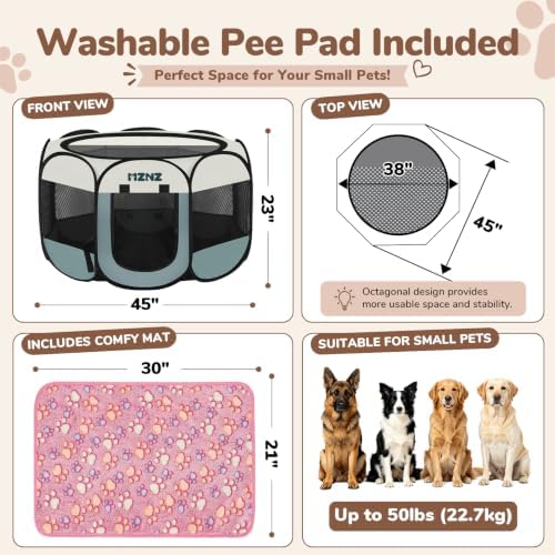 Dog Cat Small Animal Puppy Playpen Crate - Image 2