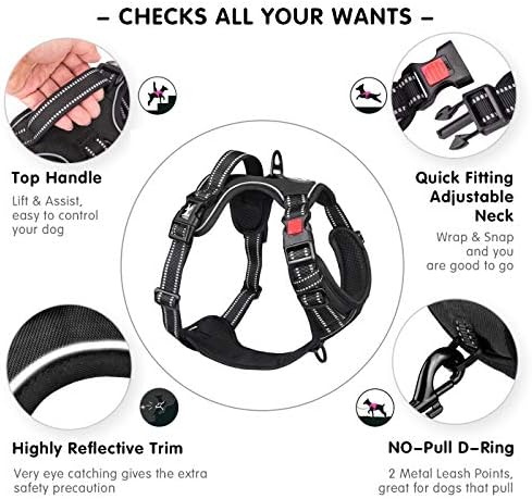 PoyPet Dog Harness Large, No Pull Vest - Image 5