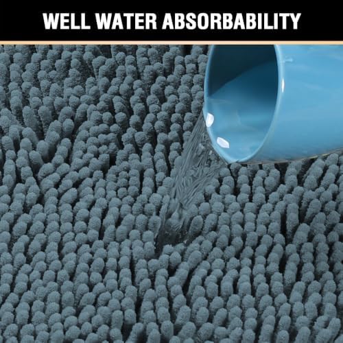 H.VERSAILTEX Bath Mat Bathroom Rug Bath Rugs - Image 5