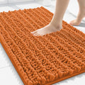 Smiry Bathroom Rugs 30X20, Extra Soft Rubber Backing Chenille Bath Mats by Smiry