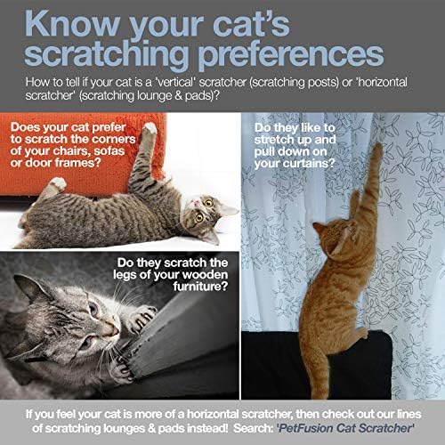 PetFusion 3-Sided Vertical Cat Scratching Post, 18in x 10.5in x 15.9in - Image 6