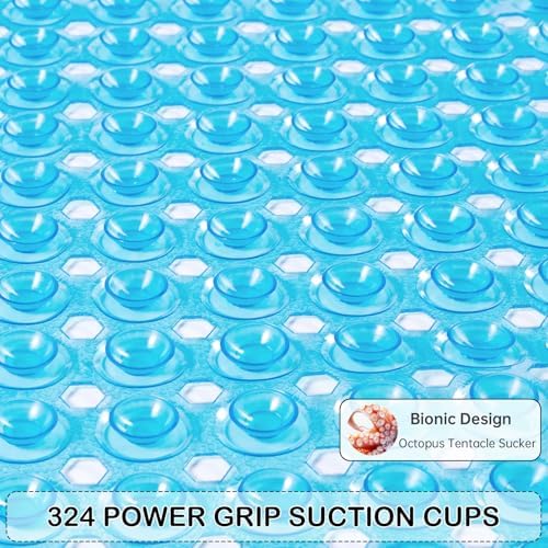Non-Slip Bathtub and Shower Mats, Power Grip Bath Mat 35 x 16.3 Inch - Image 3