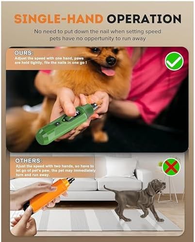 Silent Groom Pro, 7-Speed Pet Nail Grinder - Image 4