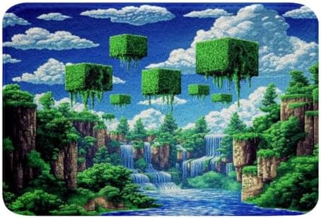 Manfei Pixelated Games Bath Mats - Image 3