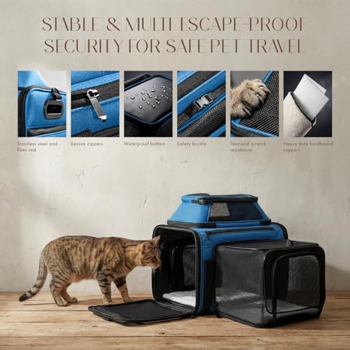 Top-Side Expandable Pet Carrier, Treat Window - Image 6