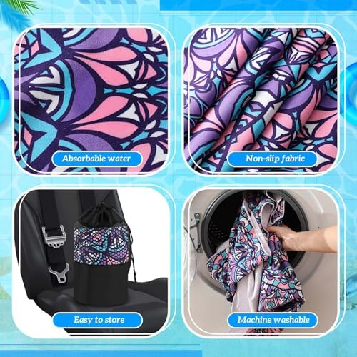Hahafelt 2 Pack Car Seat Towel Cover - Image 4